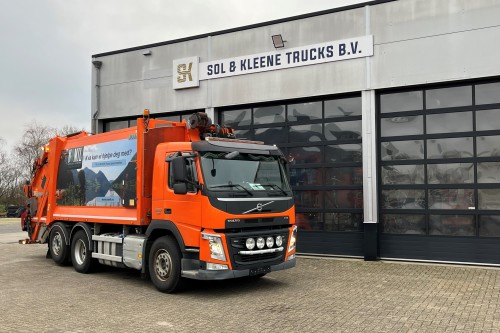 Volvo FM380 6x2 mullwagen joab 20.4m3 steering axle