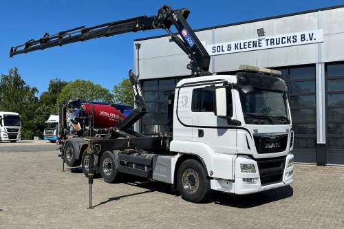 MAN TGX 35.500 8x4 HMF3220 K6 joab 20 ton euro 6