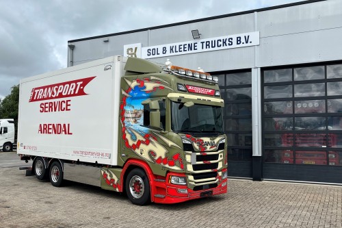 Scania R580 6x2 retarder ekeri box euro 6